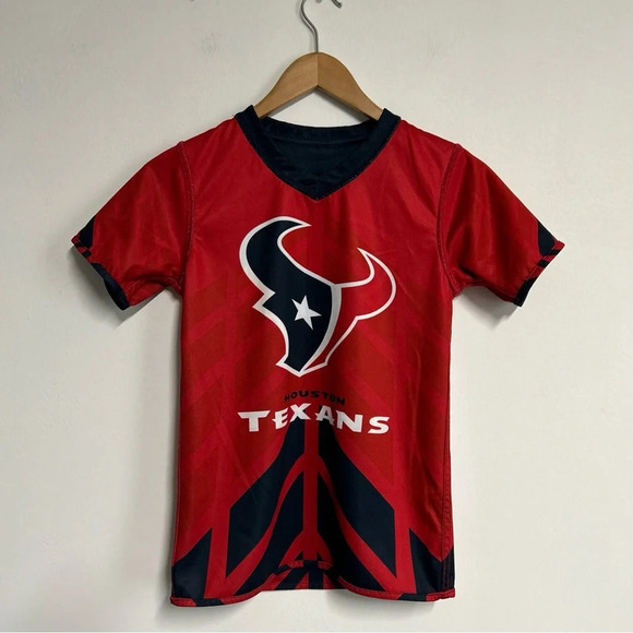 Houston Texans Size Youth Medium Flag Football Reversible Jersey - Picture 5 of 10